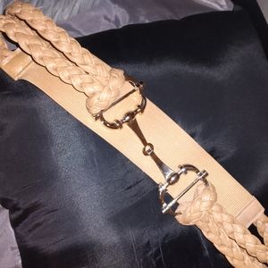 Braided elastic belt